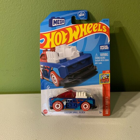 Mattel | Toys | Hot Wheels Brick Rides Mega Custom Small Block Nib ...